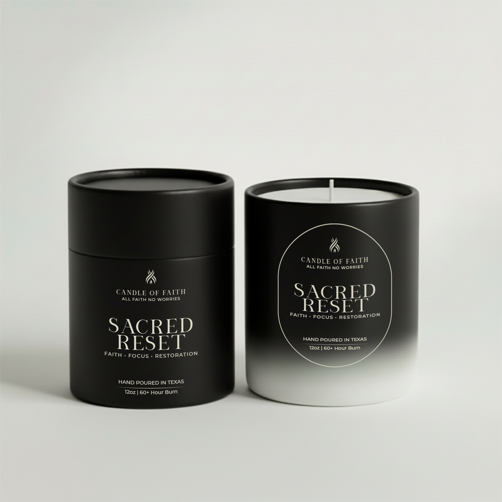 Sacred Reset – Candle of Faith